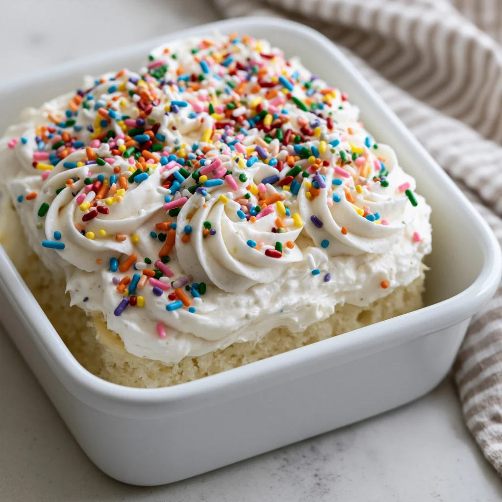 Vanilla Buttercream Bento Cake