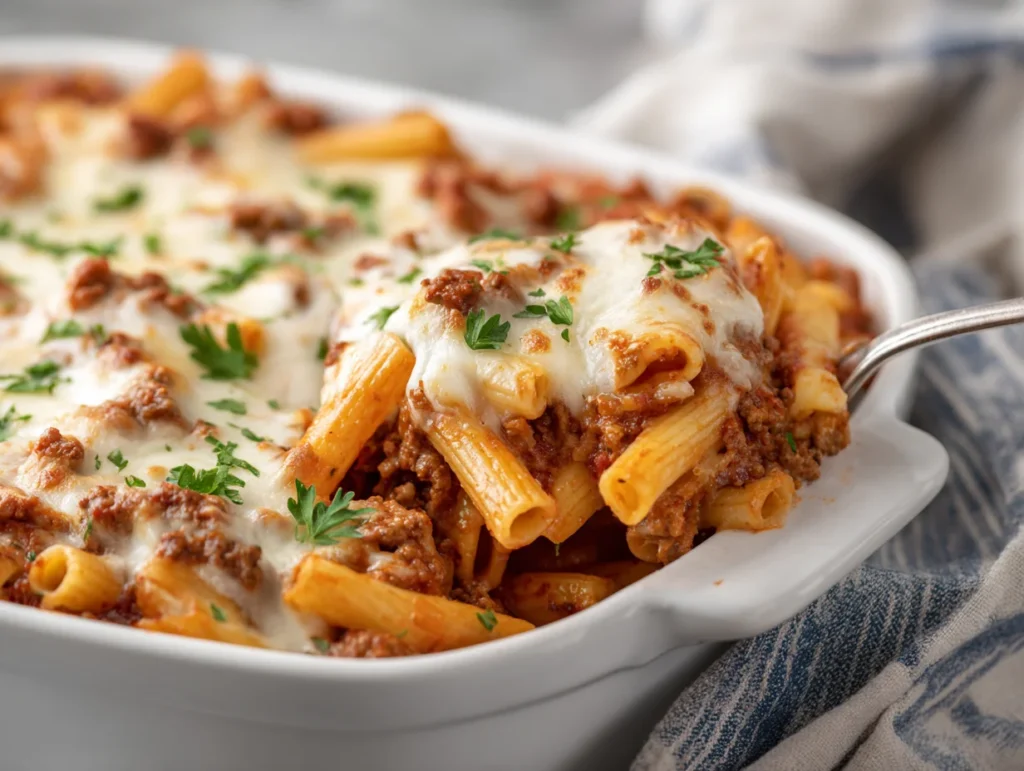baked ziti no meat