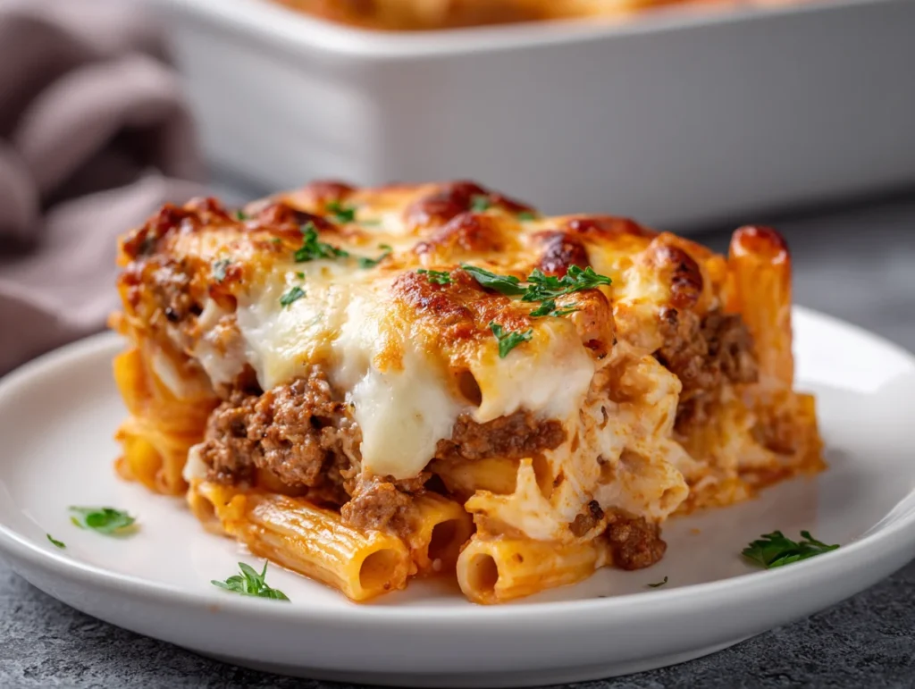 baked ziti with ground beef