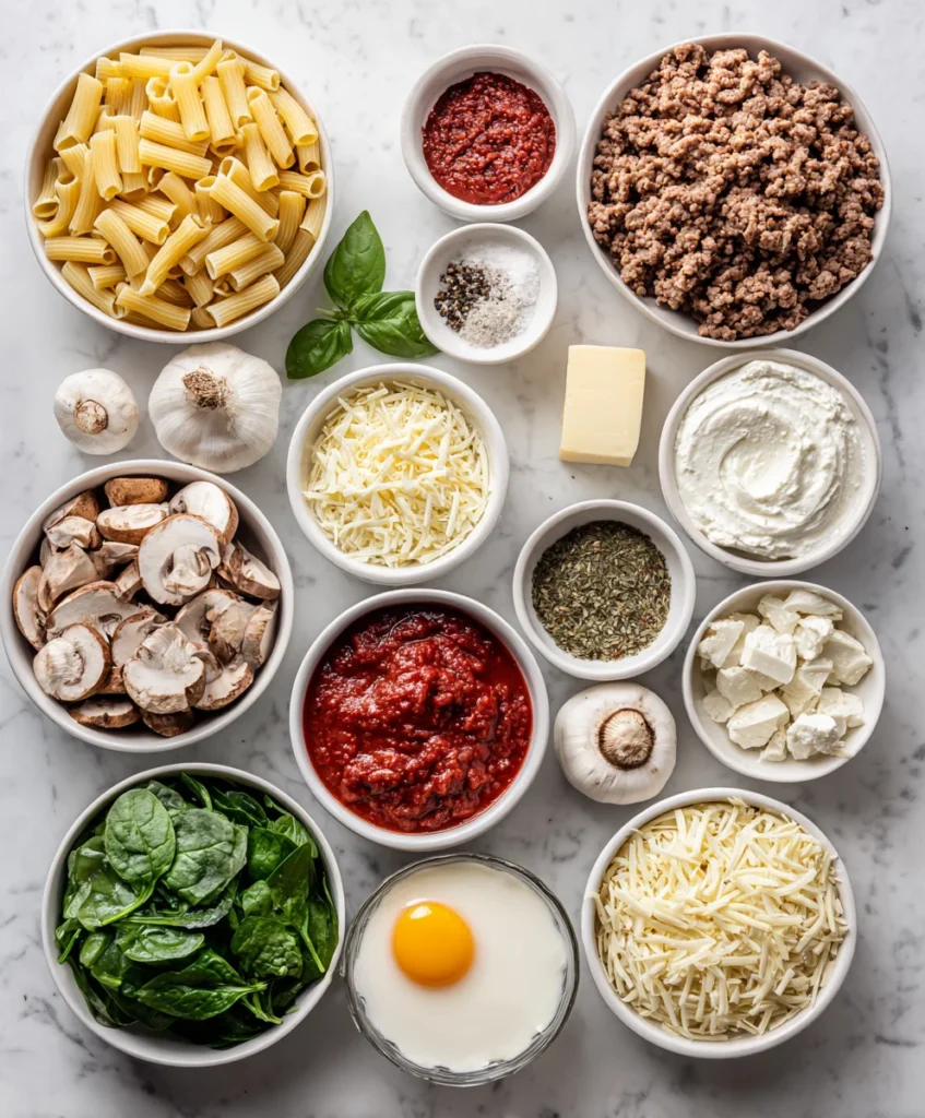 baked ziti with ground beef