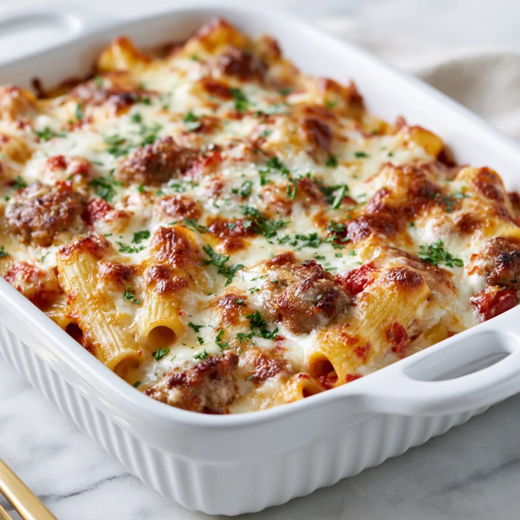 baked ziti with italian sausage