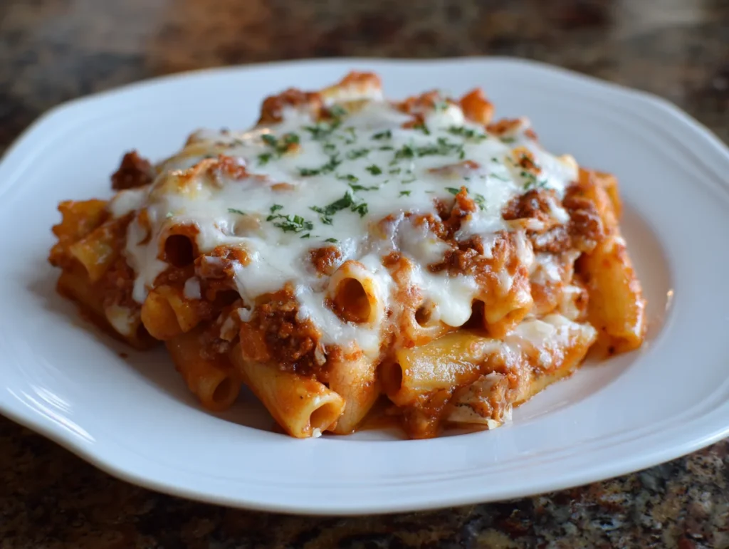 crock pot baked ziti