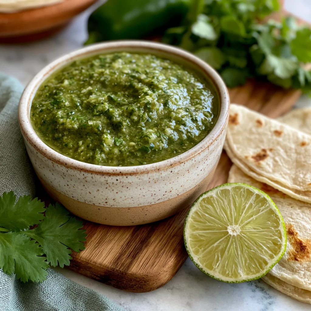 salsa verde para tacos