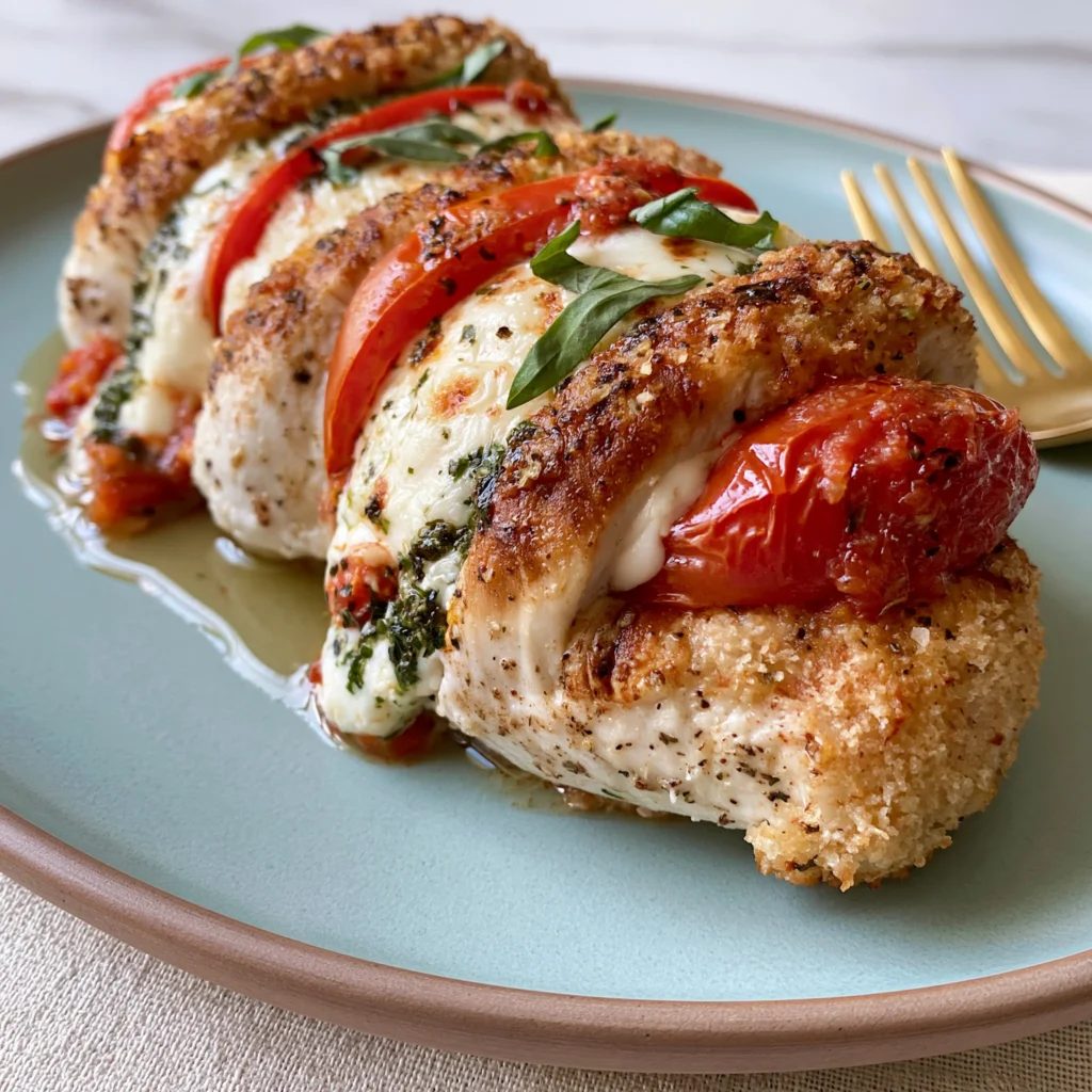 Caprese Stuffed Chicken