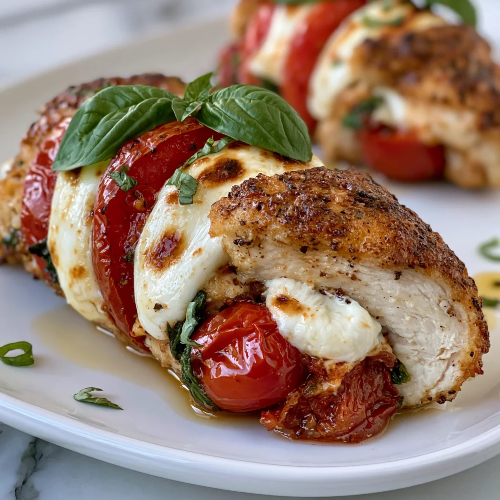 Caprese Stuffed Chicken