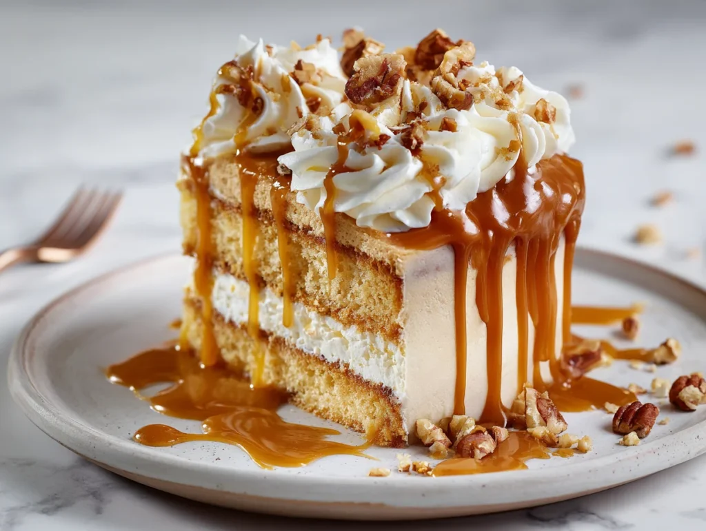 Caramel Drizzle Bento Cake