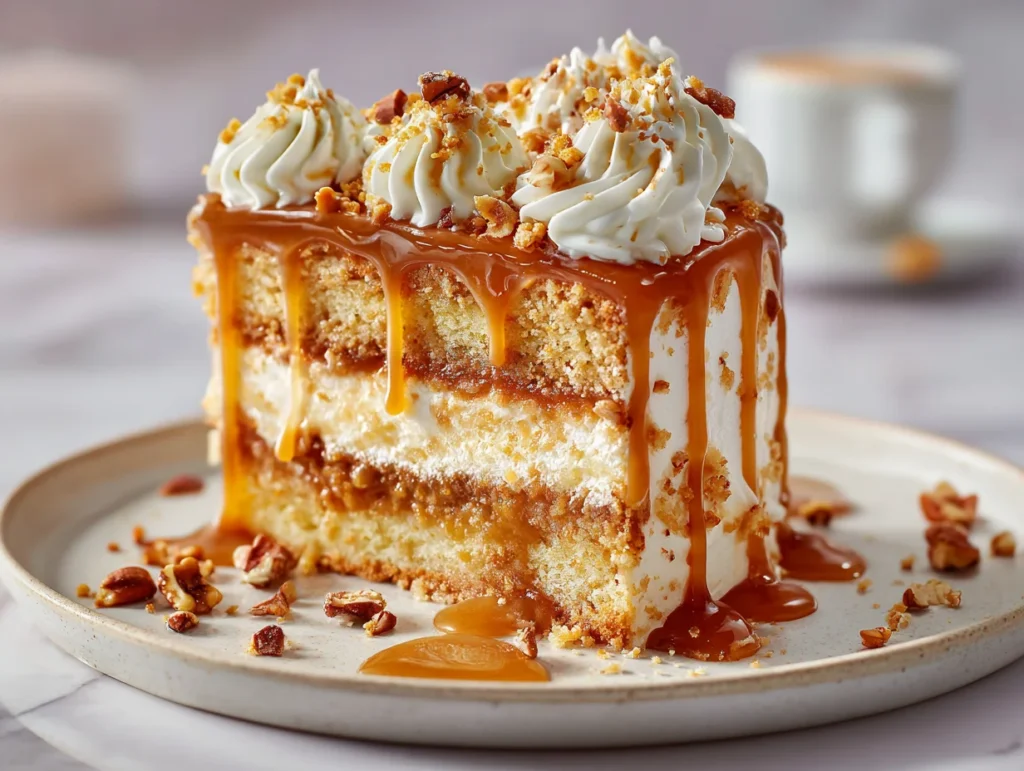 Caramel Drizzle Bento Cake