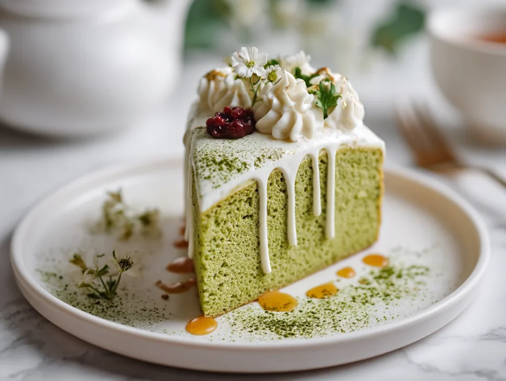 Matcha Green Tea Bento Cake