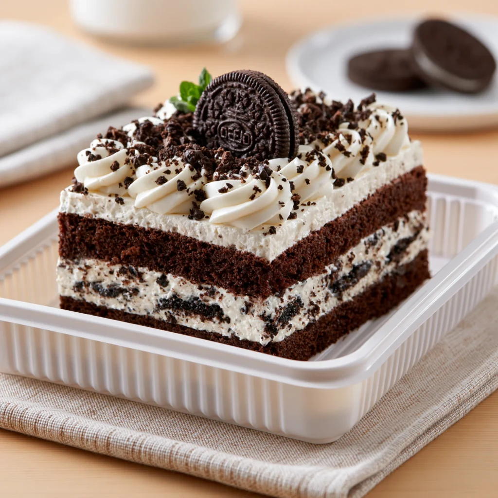 Oreo Cream Bento Cake