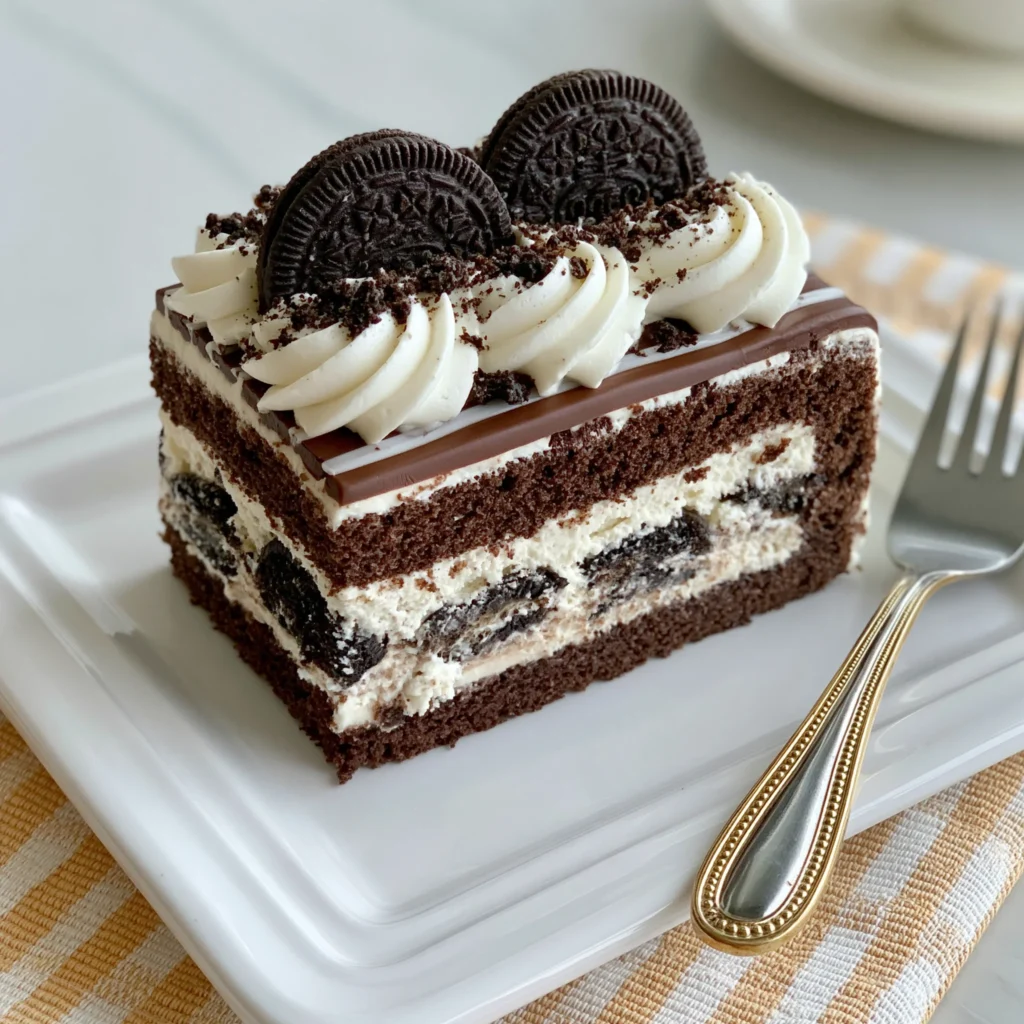 Oreo Cream Bento Cake