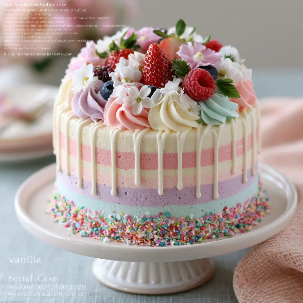 Pastel Korean Style Bento Cake
