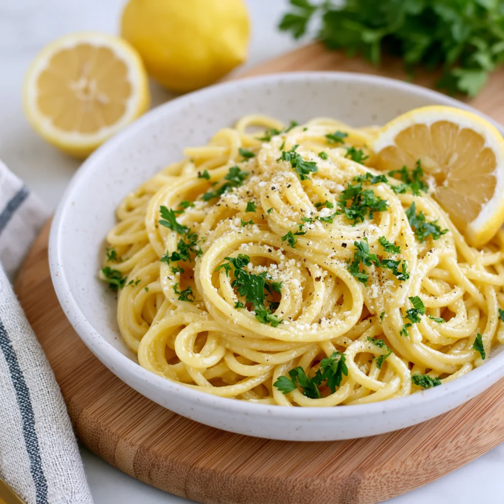 Quick Lemon Butter Pasta Recipe