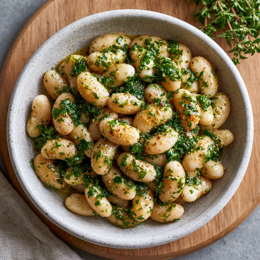 Salsa Verde Cannellini Beans