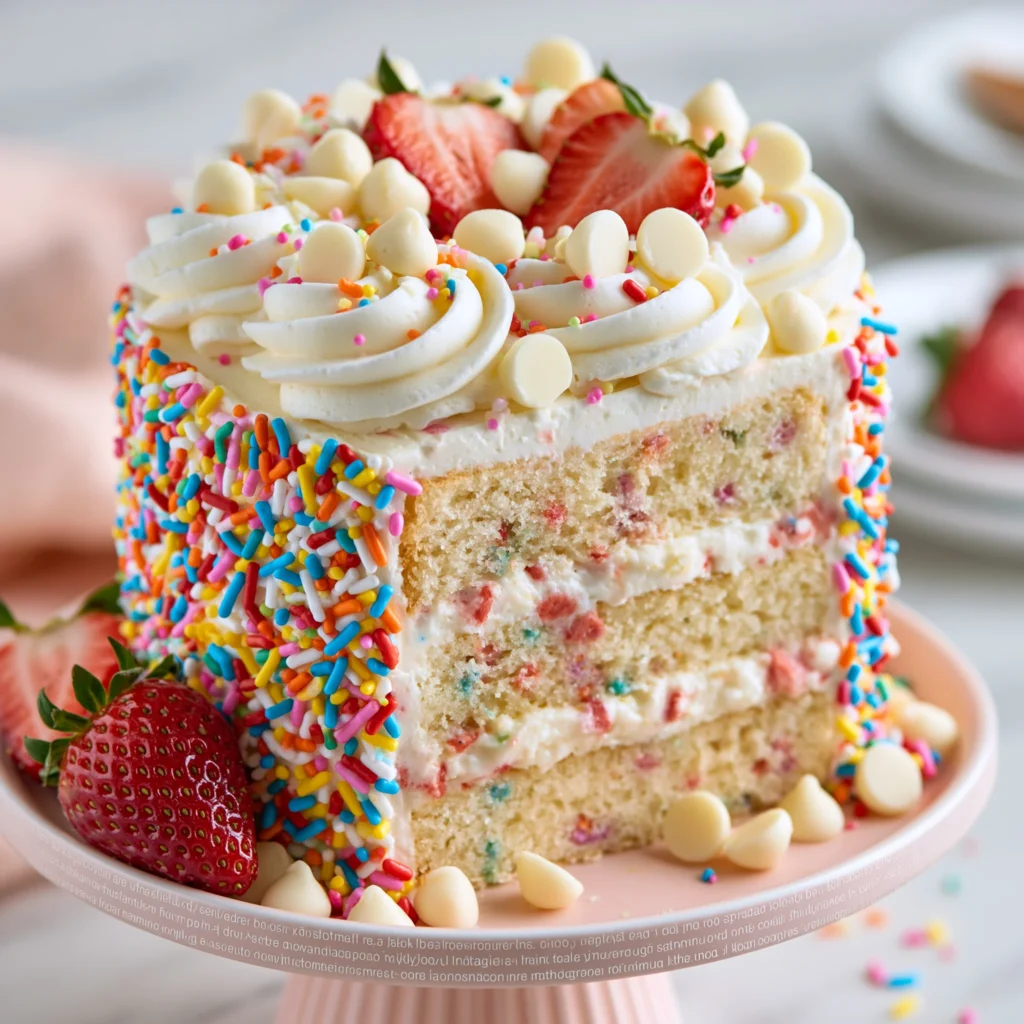 Sprinkle Funfetti Bento Cake