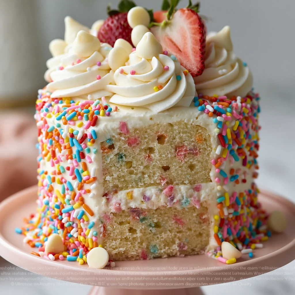 Sprinkle Funfetti Bento Cake