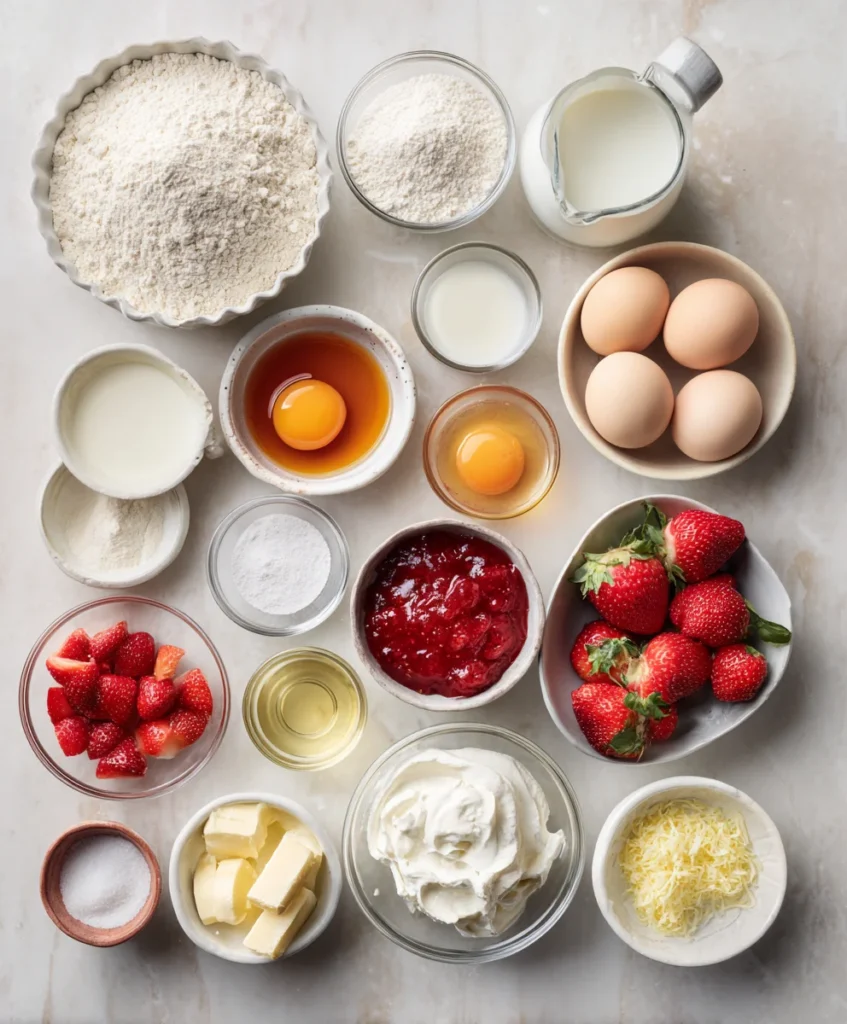 Strawberry Jam Layer Bento Cake