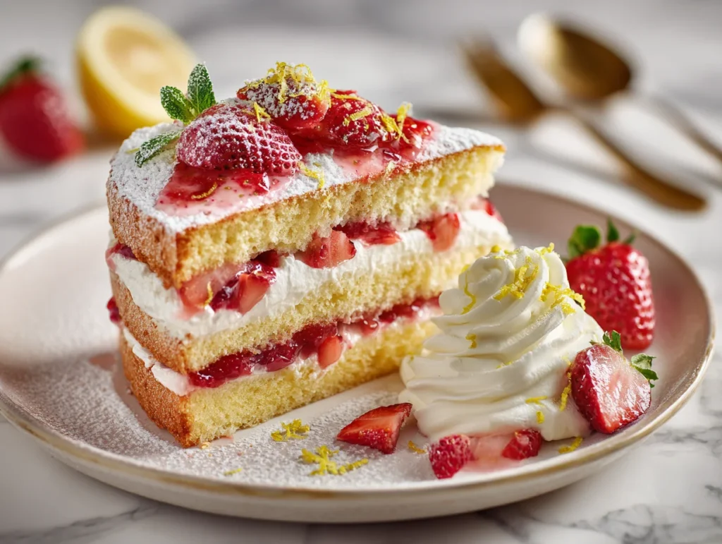 Strawberry Jam Layer Bento Cake