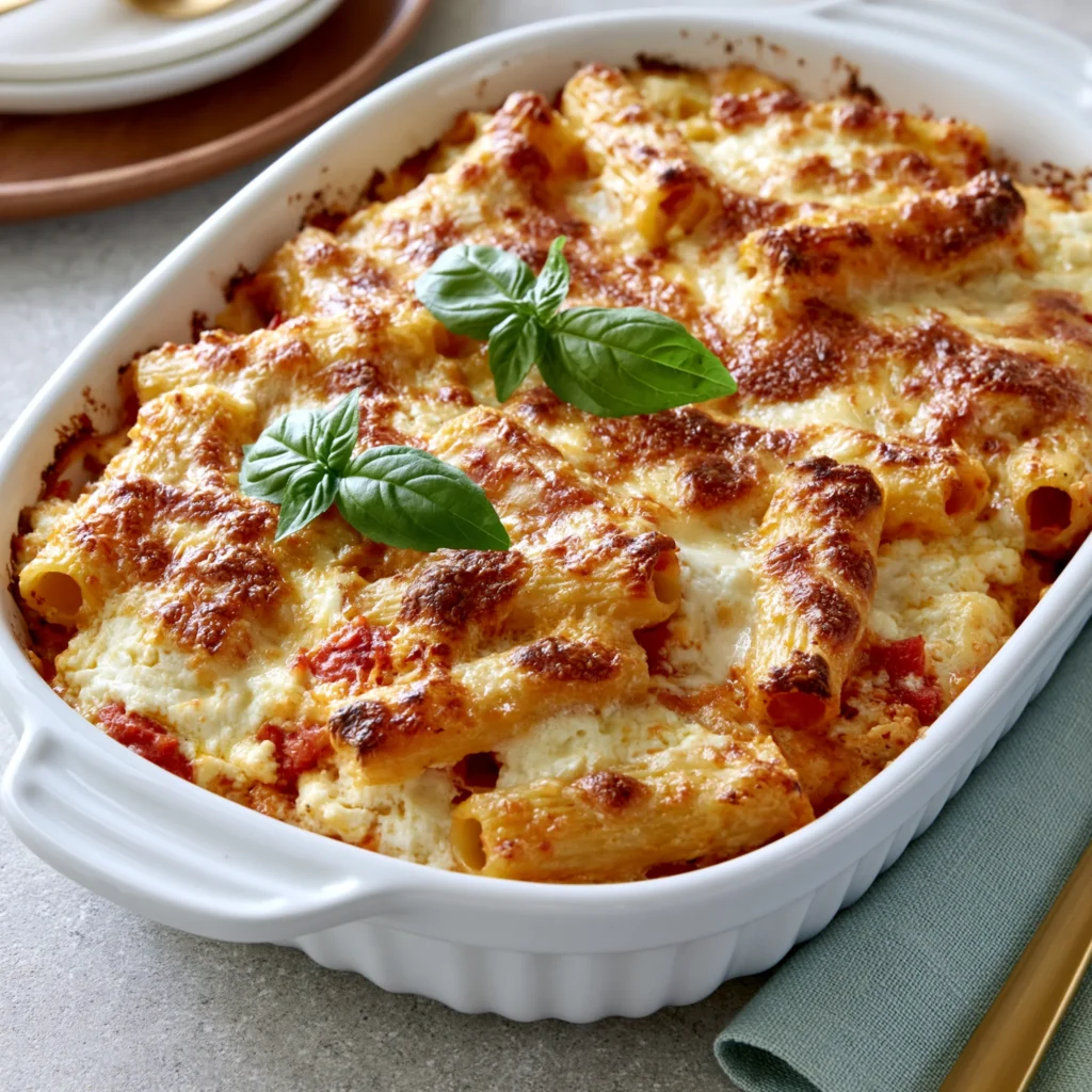 baked ziti with ricotta