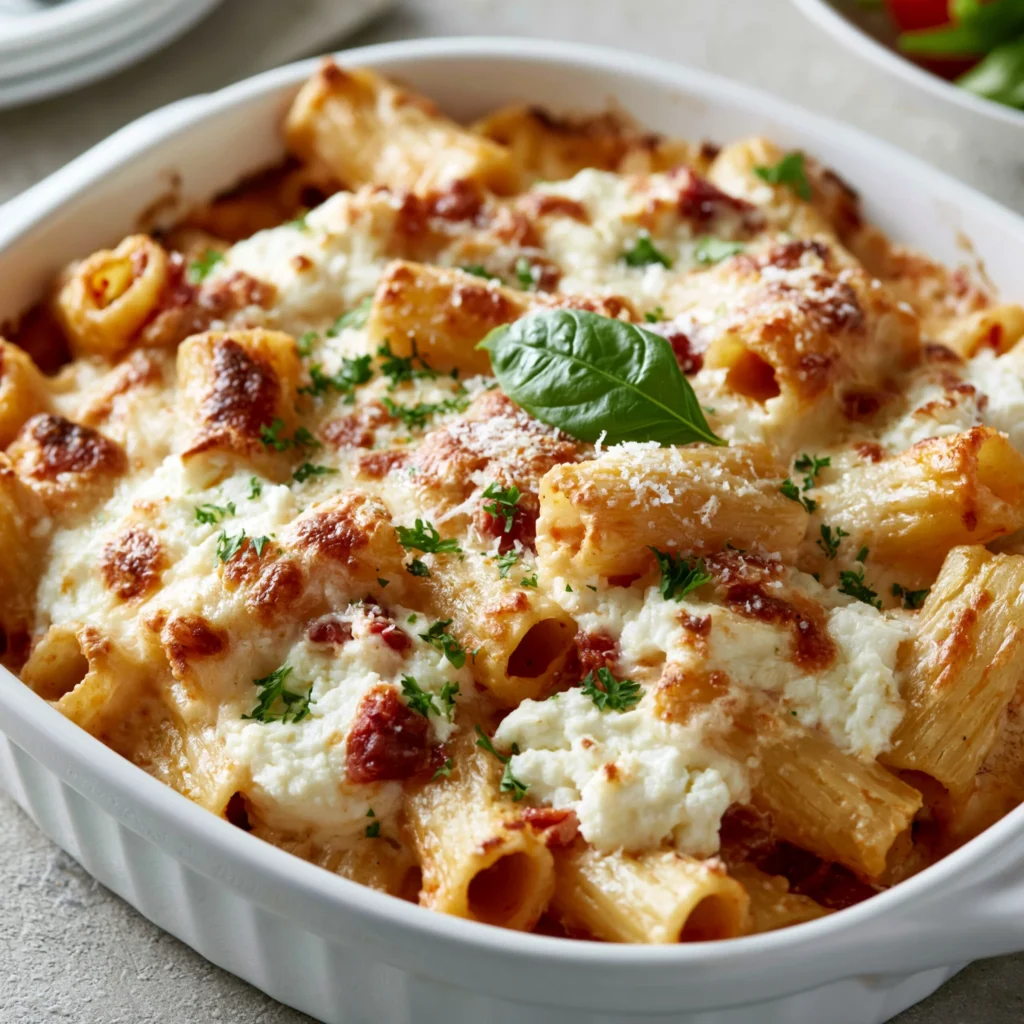 baked ziti with ricotta