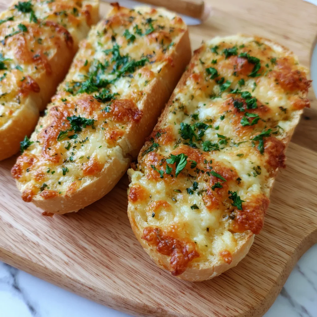 cheesy garlic bread