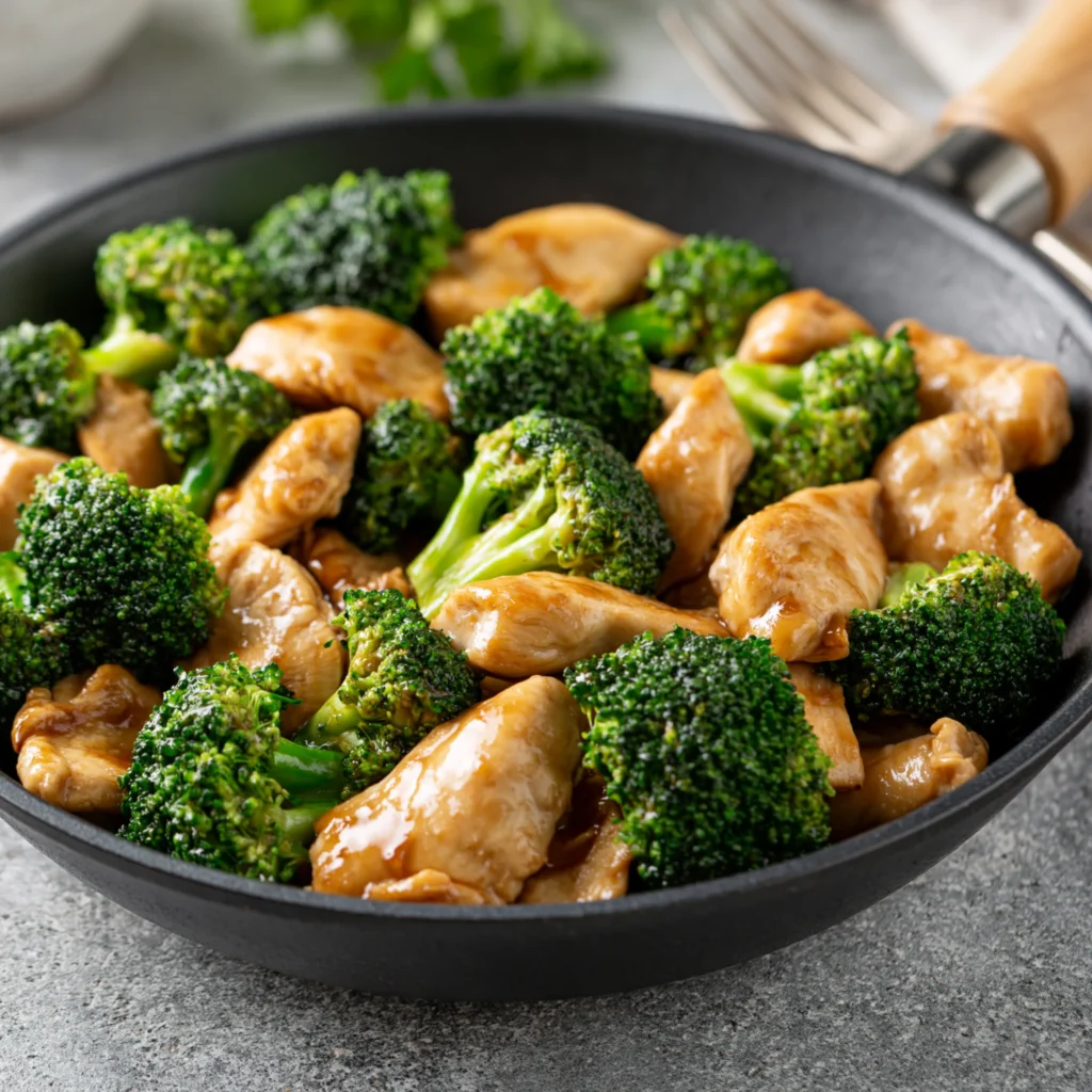 chicken and broccoli stir fry