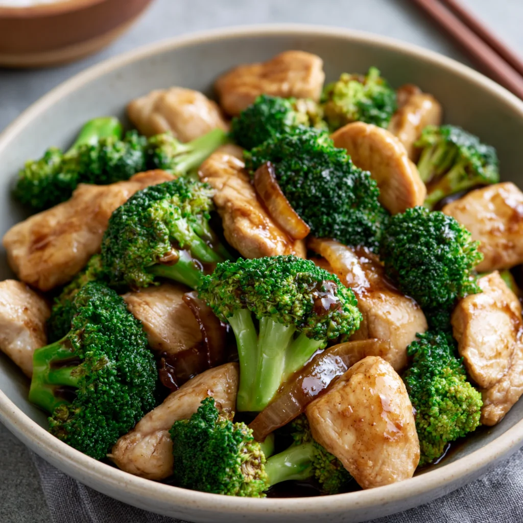 chicken and broccoli stir fry
