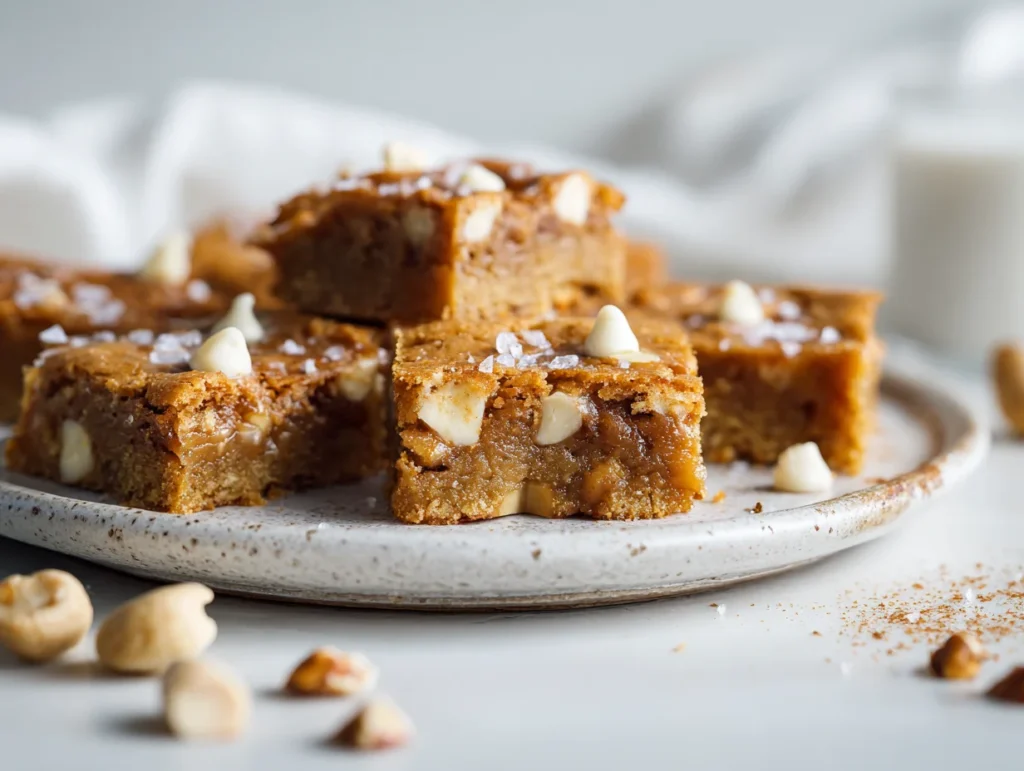 chickpea blondies