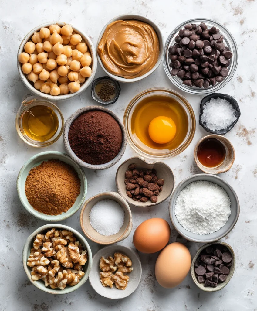 chickpea brownies