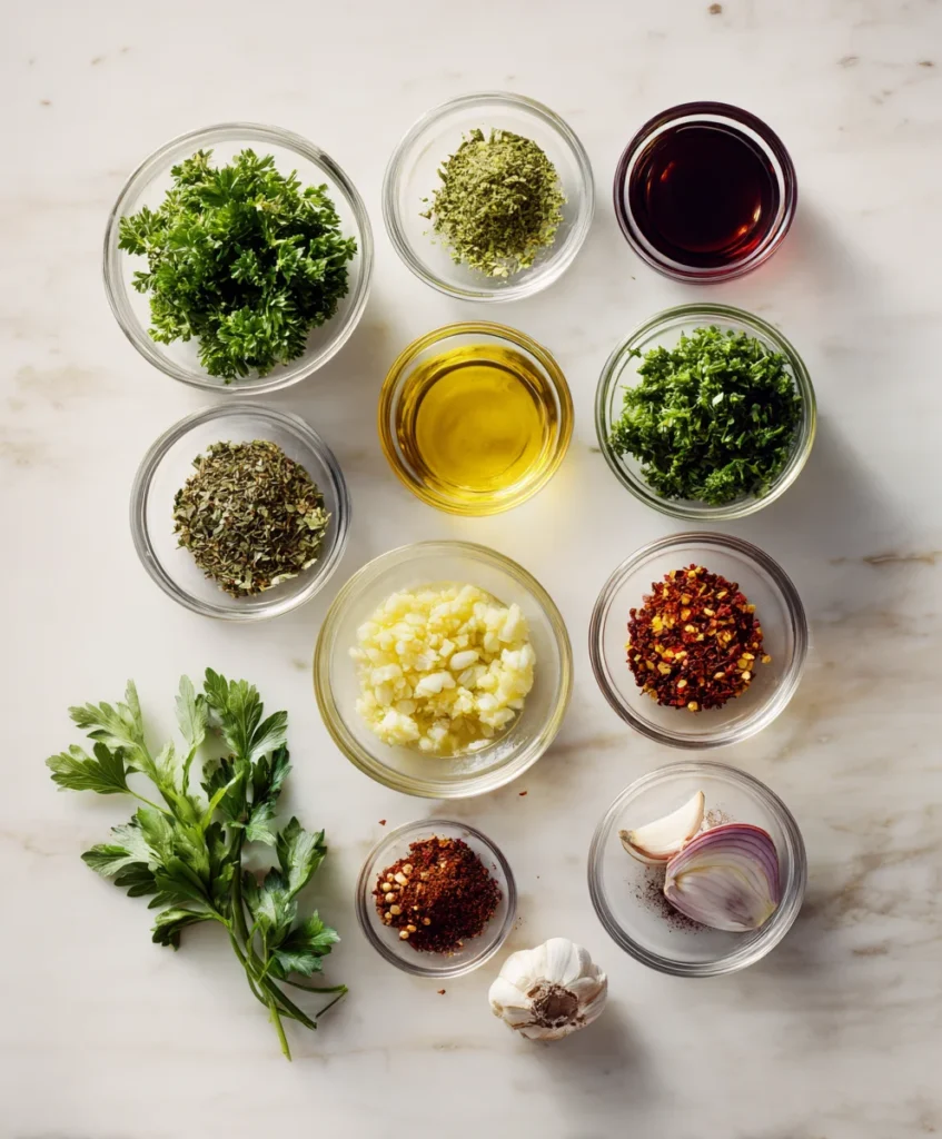 chimichurri sauce.