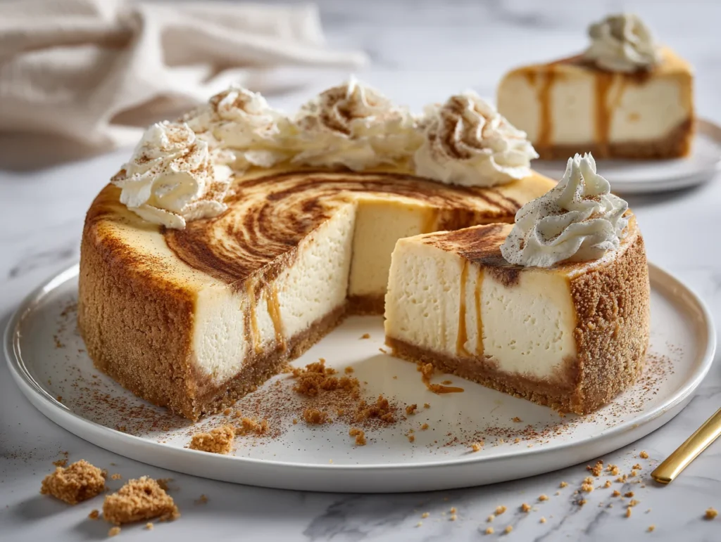 cinnamon roll cheesecake