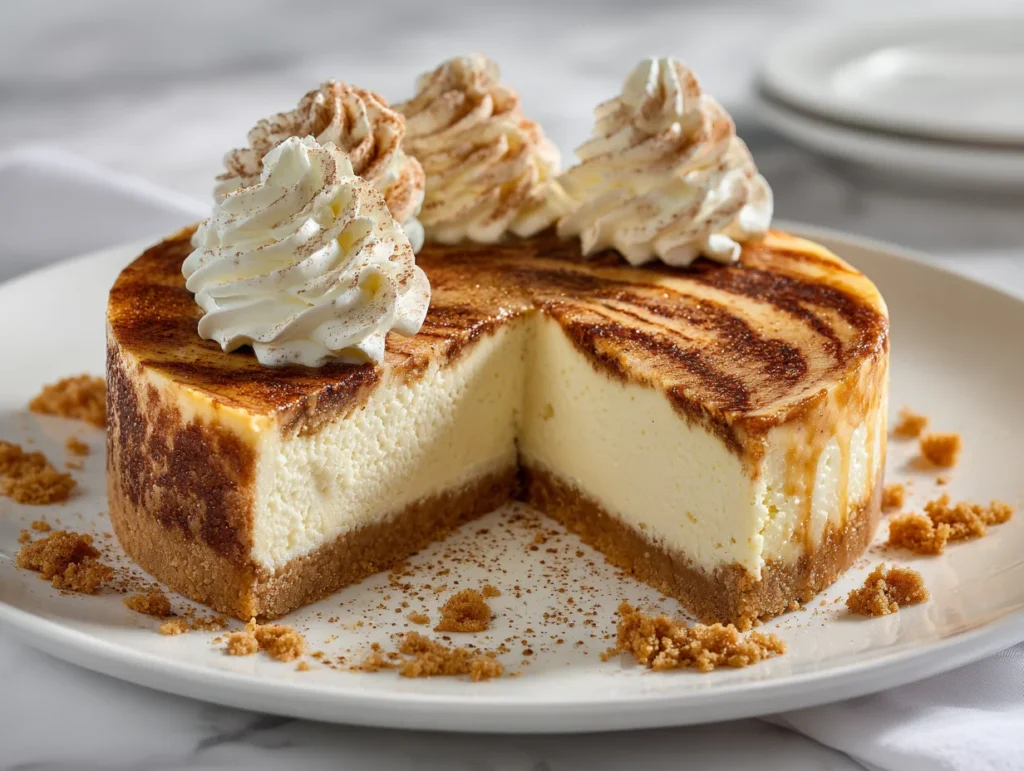cinnamon roll cheesecake