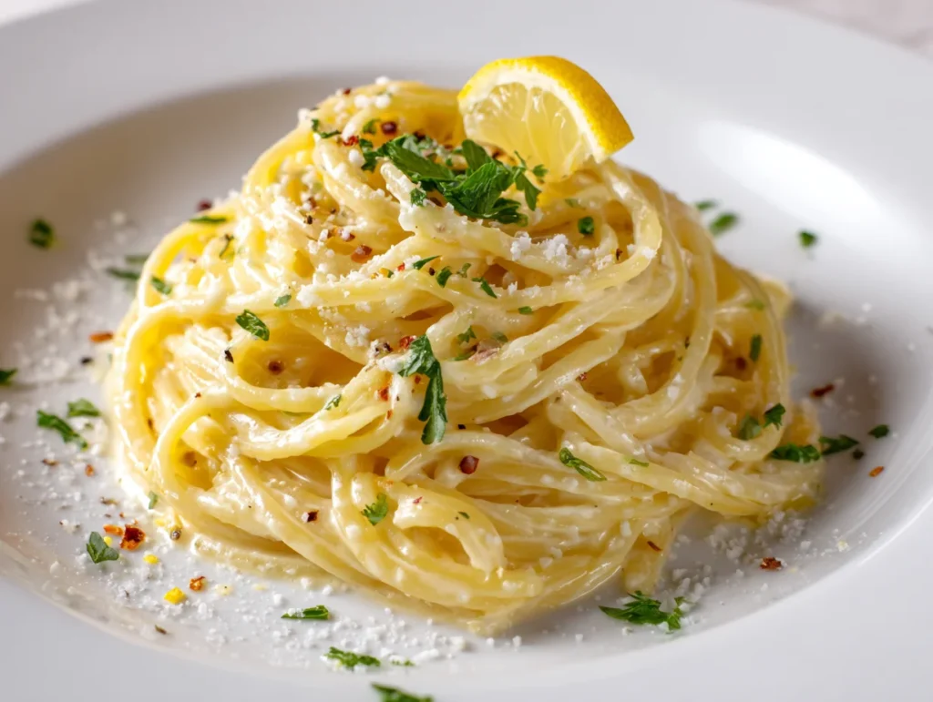 creamy lemon pasta