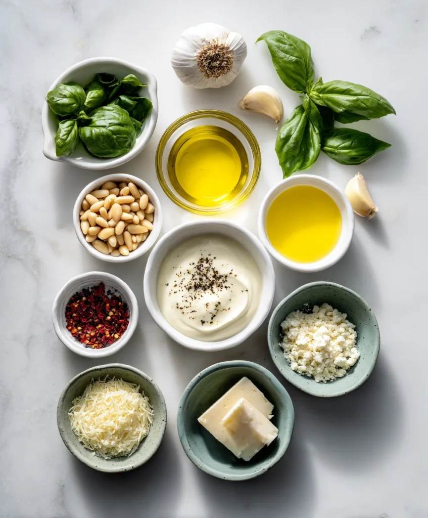 creamy pesto sauce