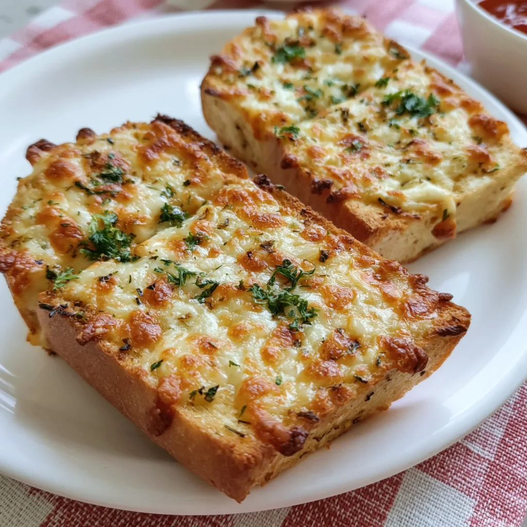 garlic bread pizza