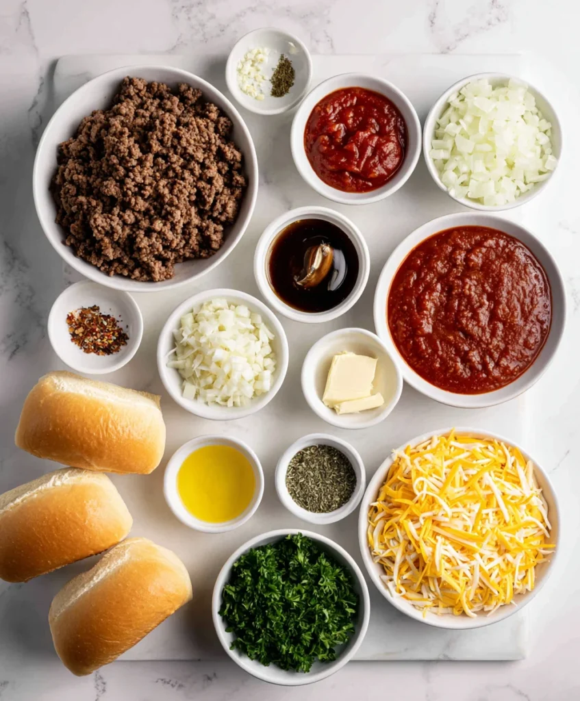 garlic bread sloppy joes
