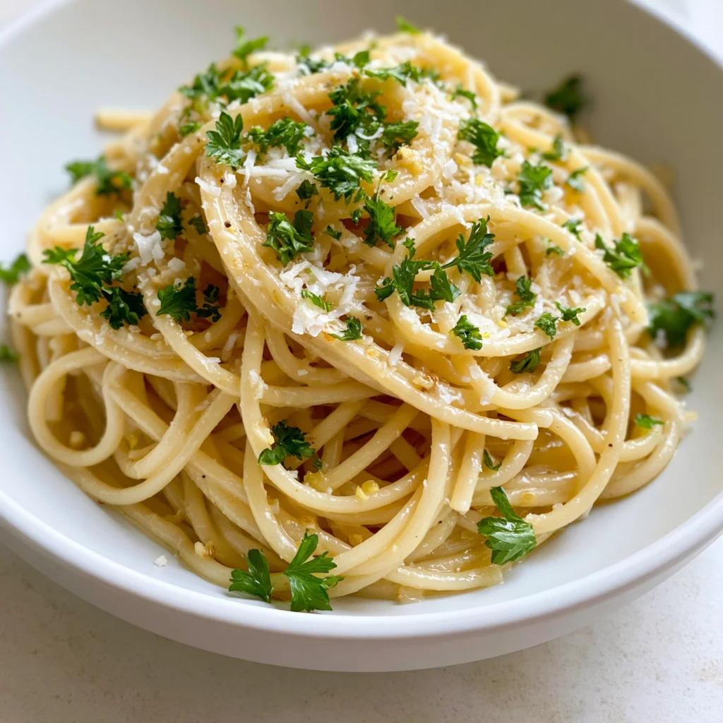 garlic butter pasta