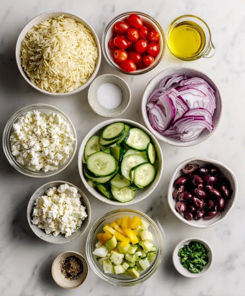 greek orzo salad