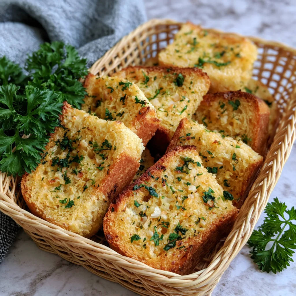 homemade garlic bread