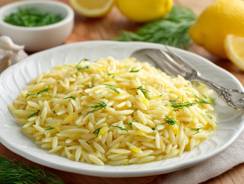 lemon orzo pasta