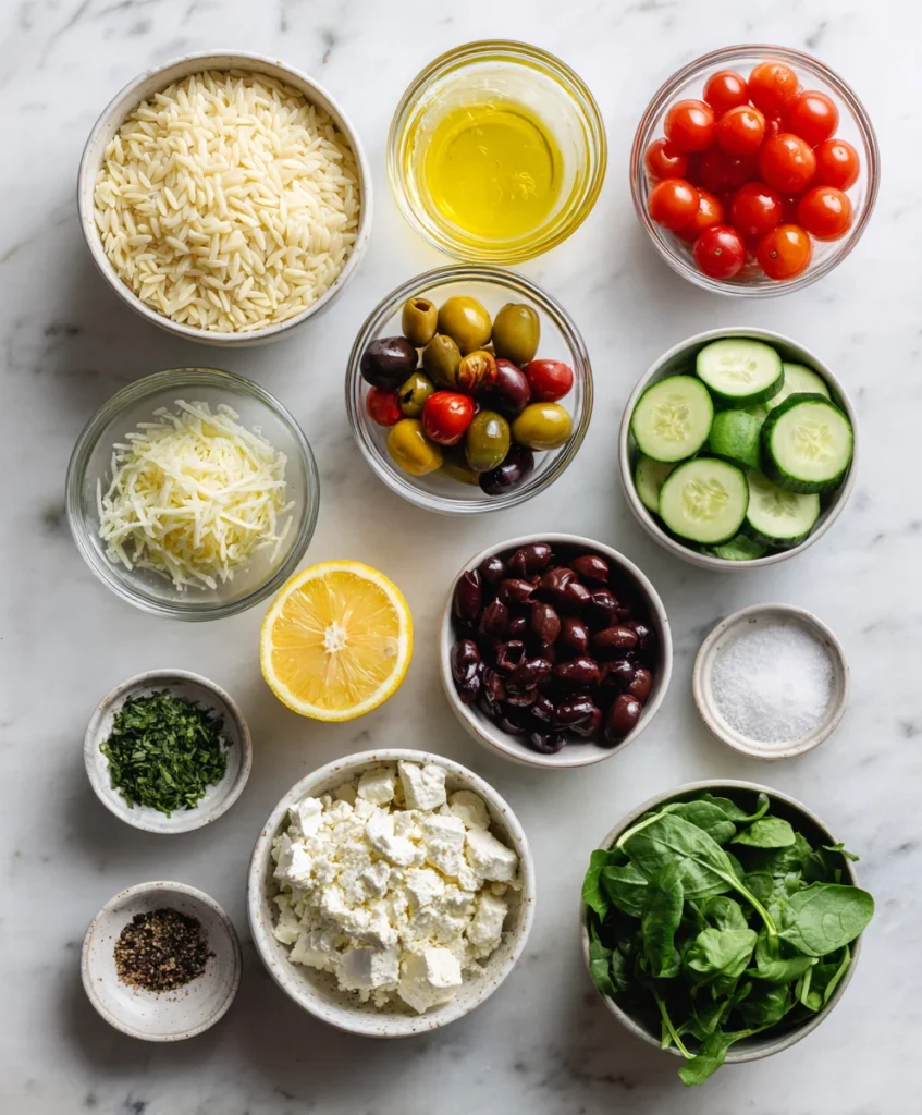 mediterranean orzo salad