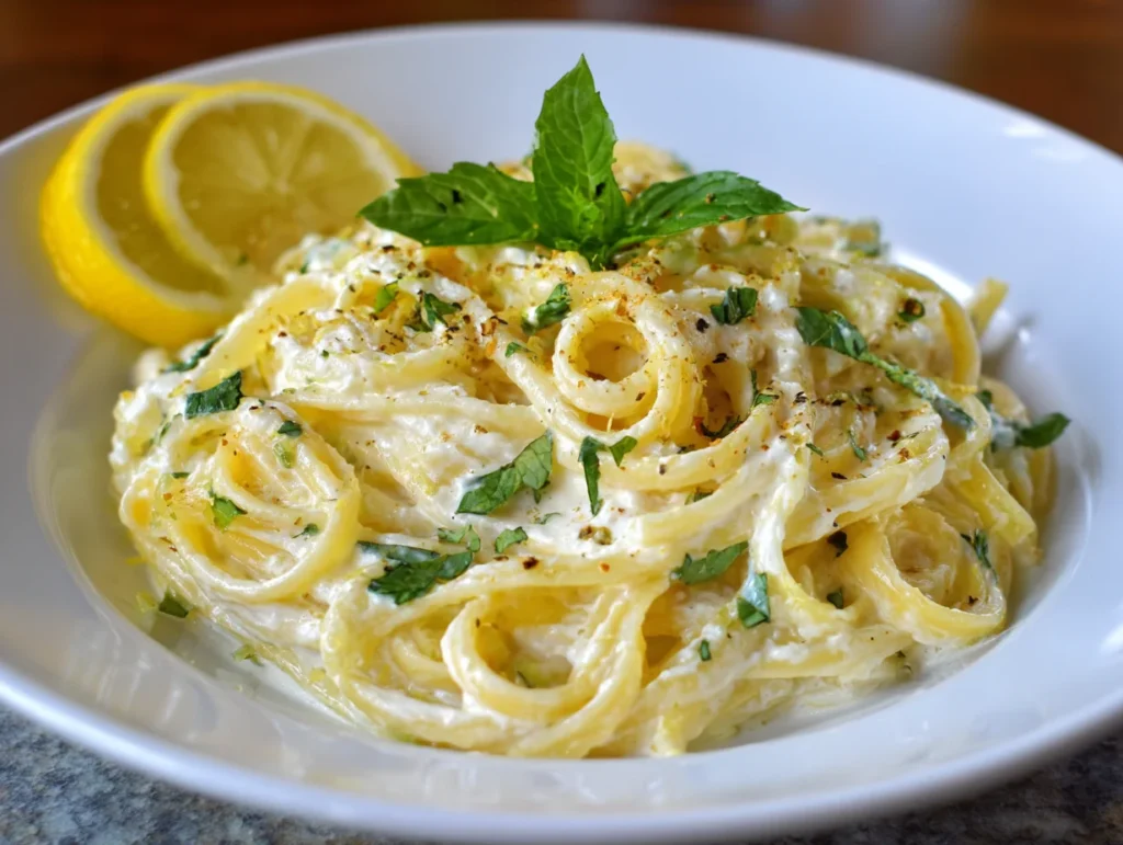 lemon ricotta pasta