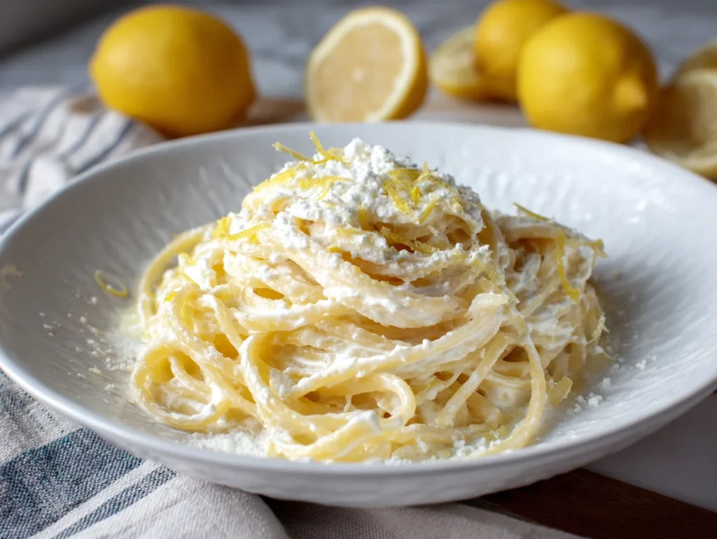 lemon ricotta pasta