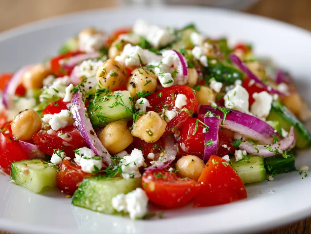 mediterranean chickpea salad