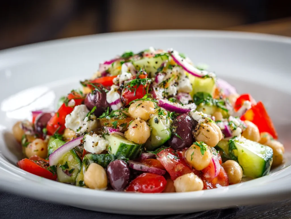 mediterranean chickpea salad