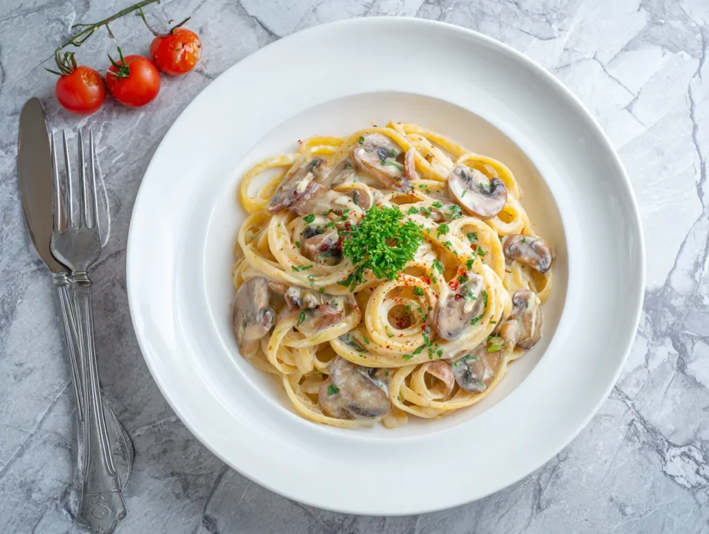 mushroom pasta