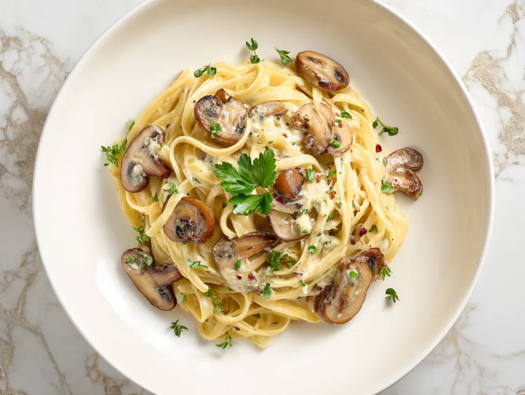 mushroom pasta