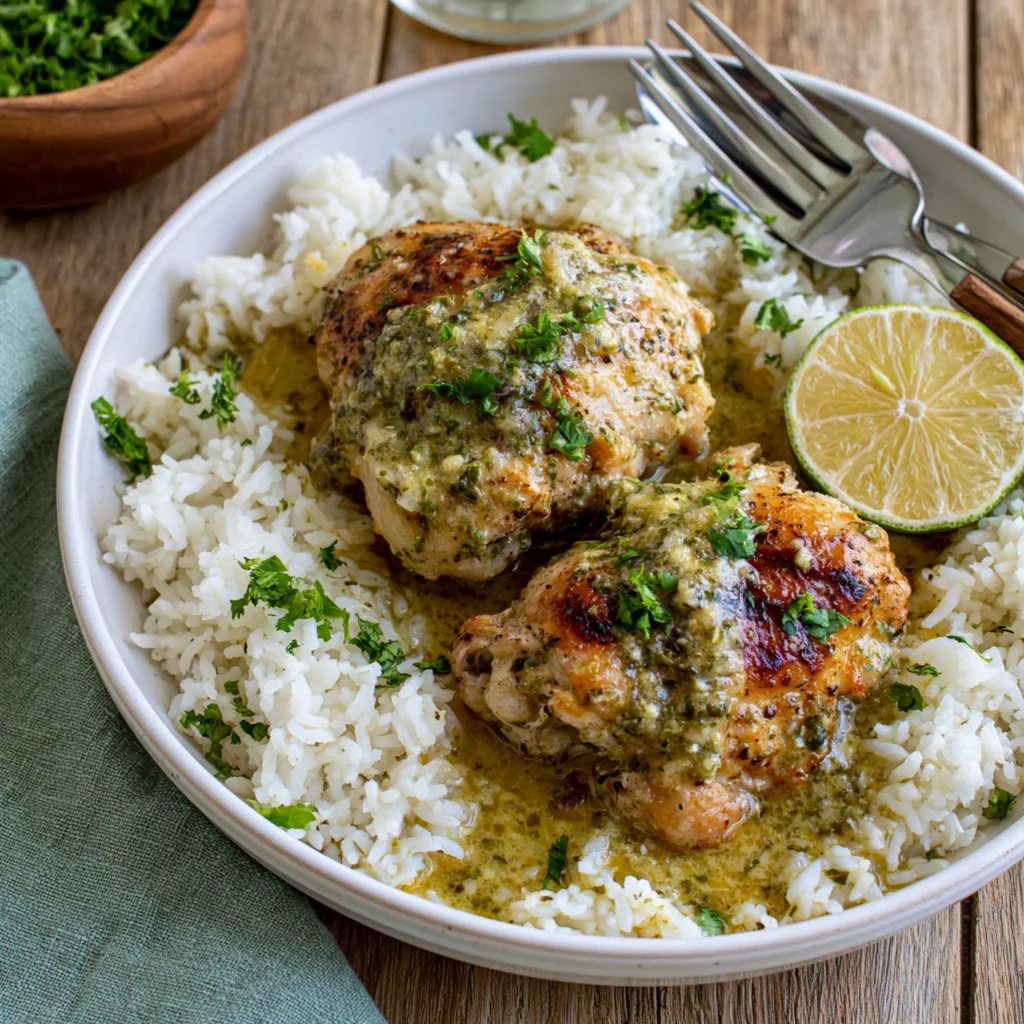pollo en salsa verde
