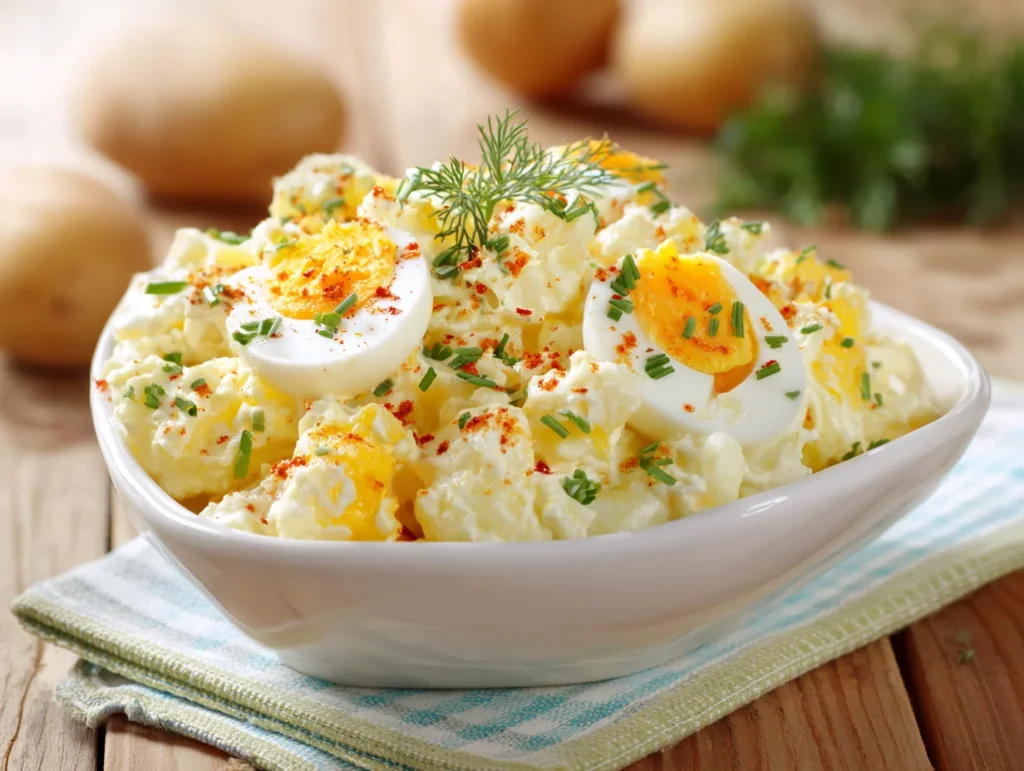 potato salad with egg