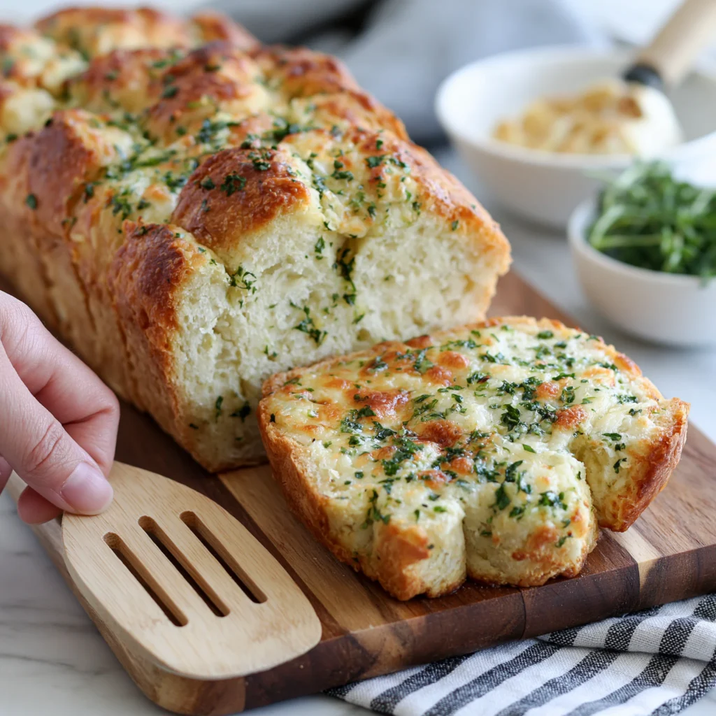pull apart garlic bread