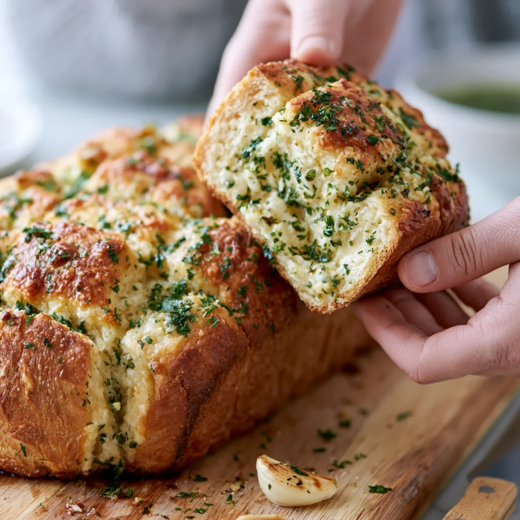 pull apart garlic bread